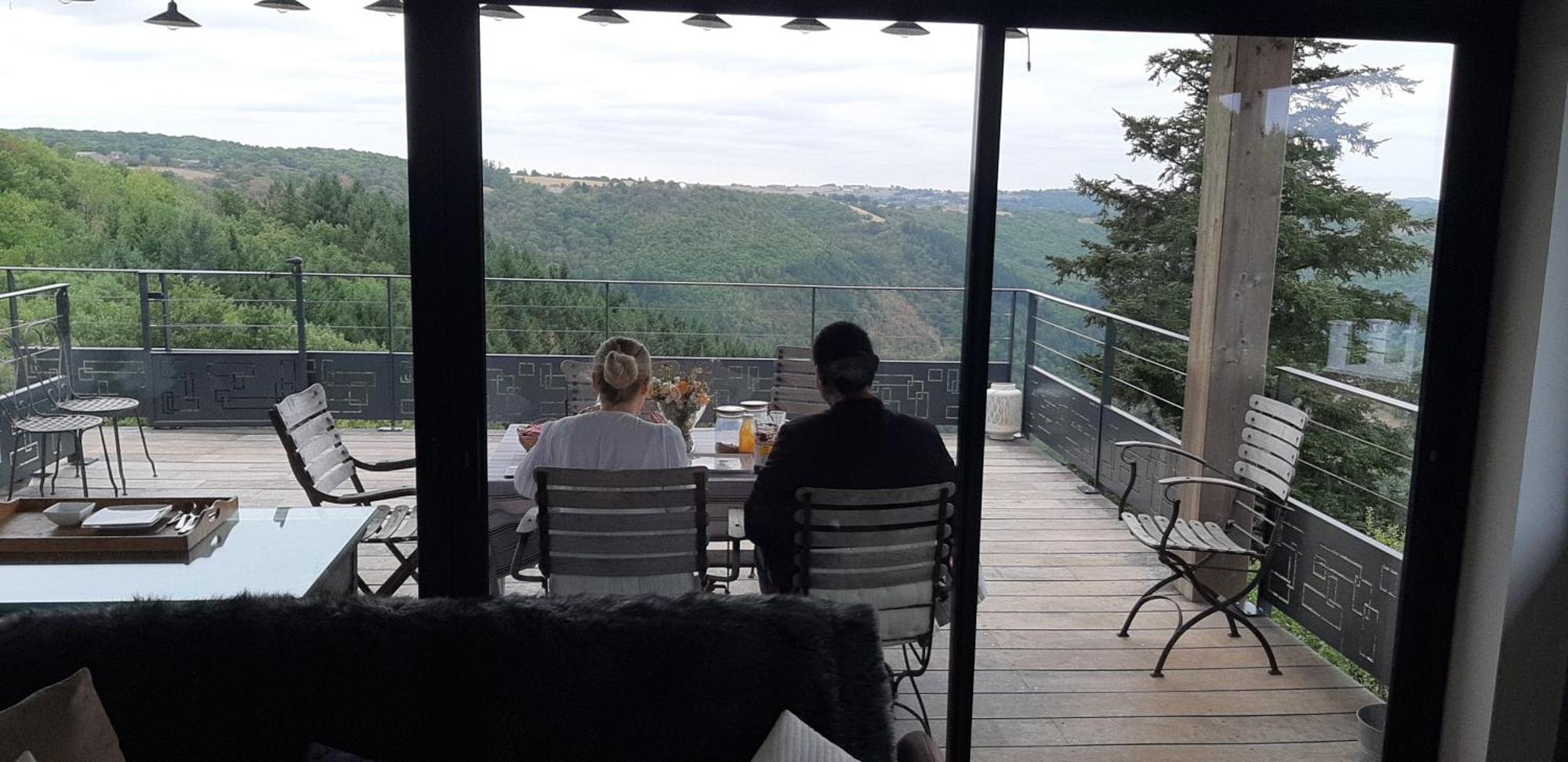 Louradou-Sur-Ciel Bed and Breakfast Jouqueviel Buitenkant foto